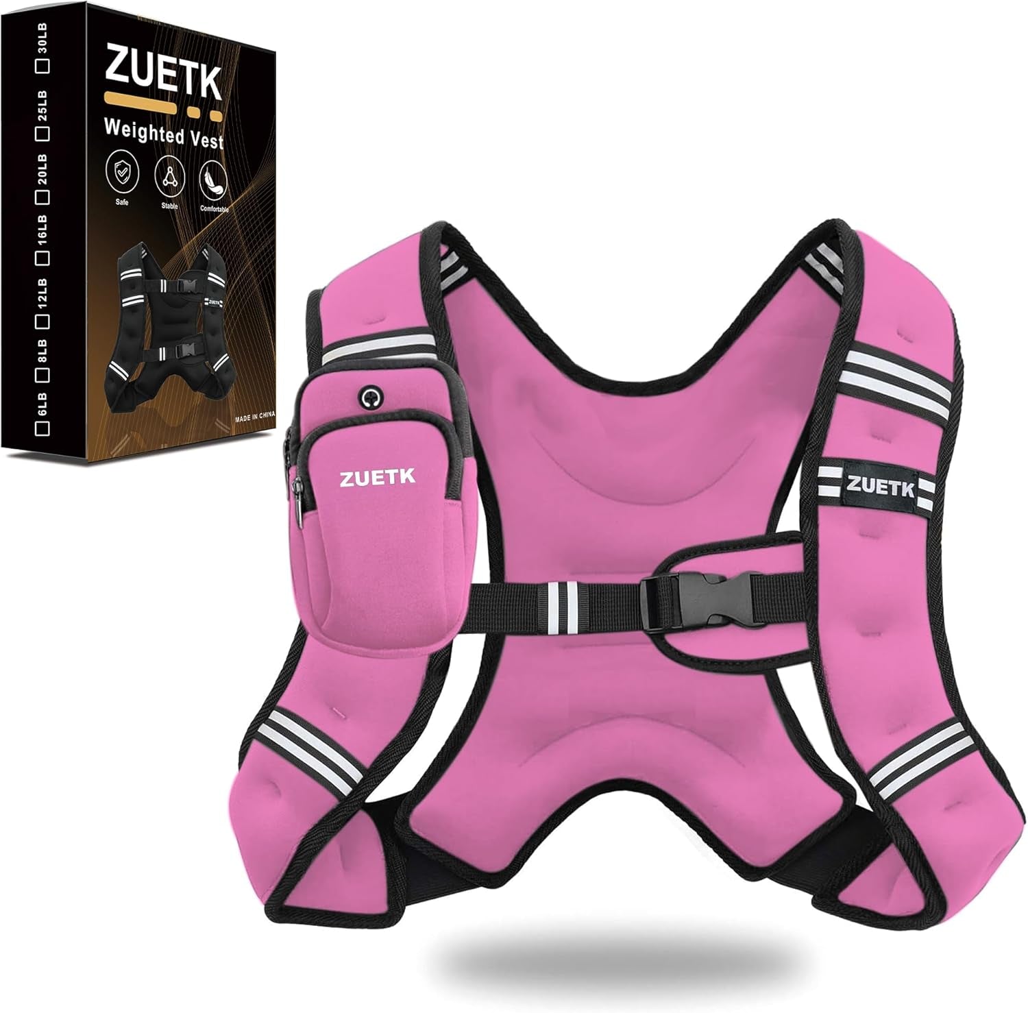 Weighted Vest, 6Lb/8Lb/12Lb/1