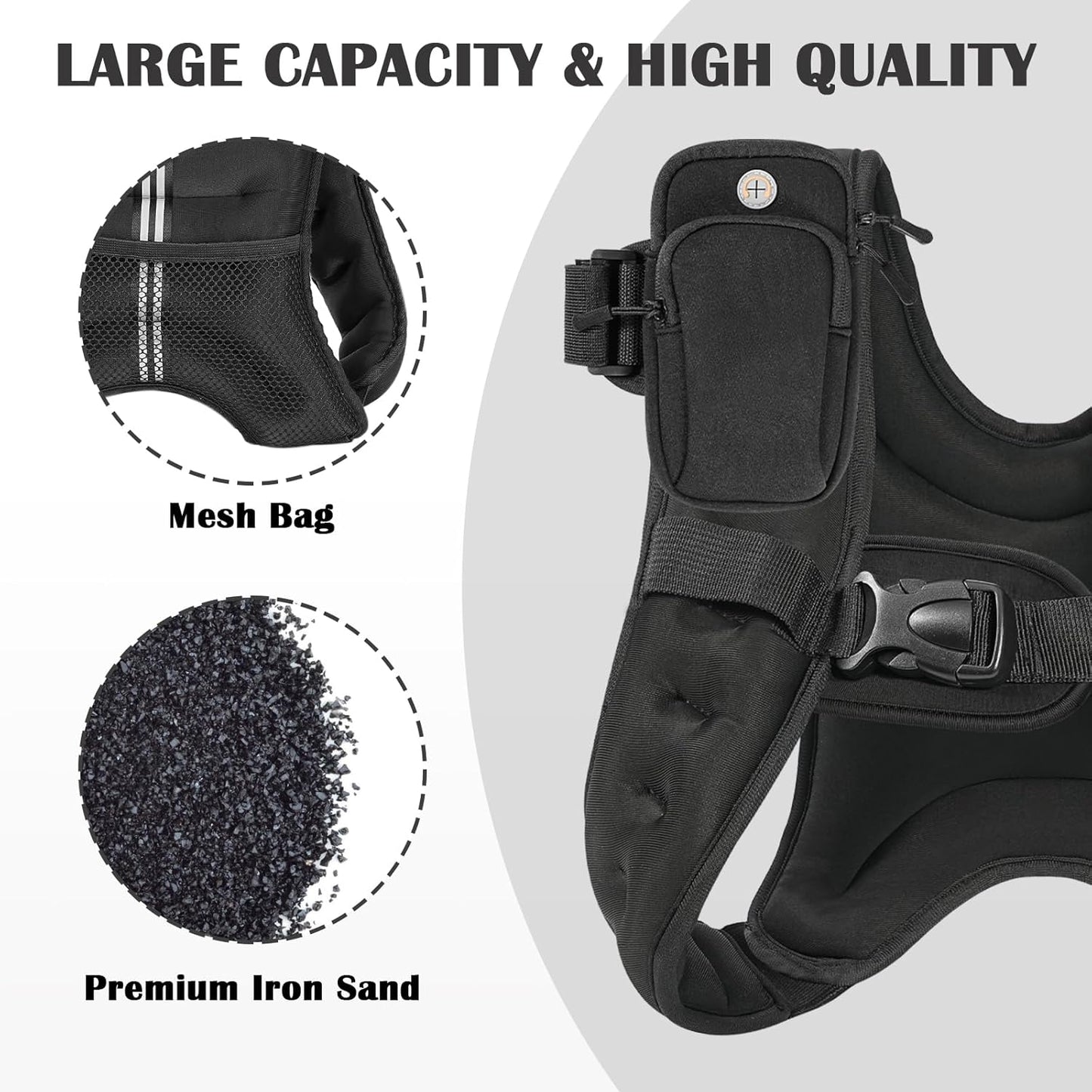 Weighted Vest, 6Lb/8Lb/12Lb/1