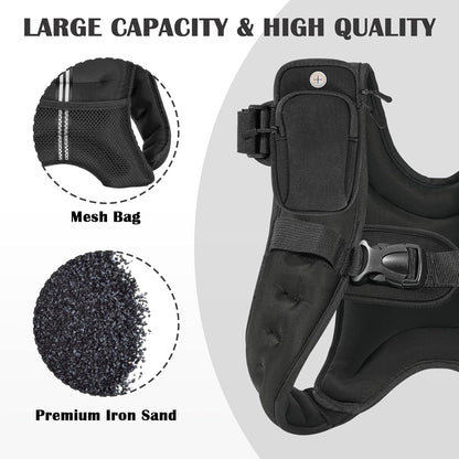 Weighted Vest, 6Lb/8Lb/12Lb/1