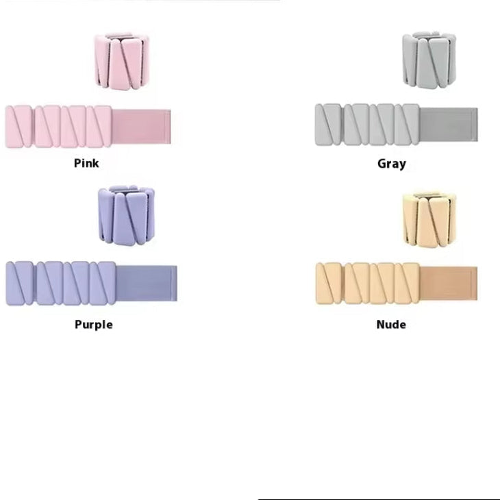 Wearable Silicone Ankle and Wrist Weights Customized Adjustable Weights Yoga Pilates Fitness Bracelets Ankle Wrist Weights