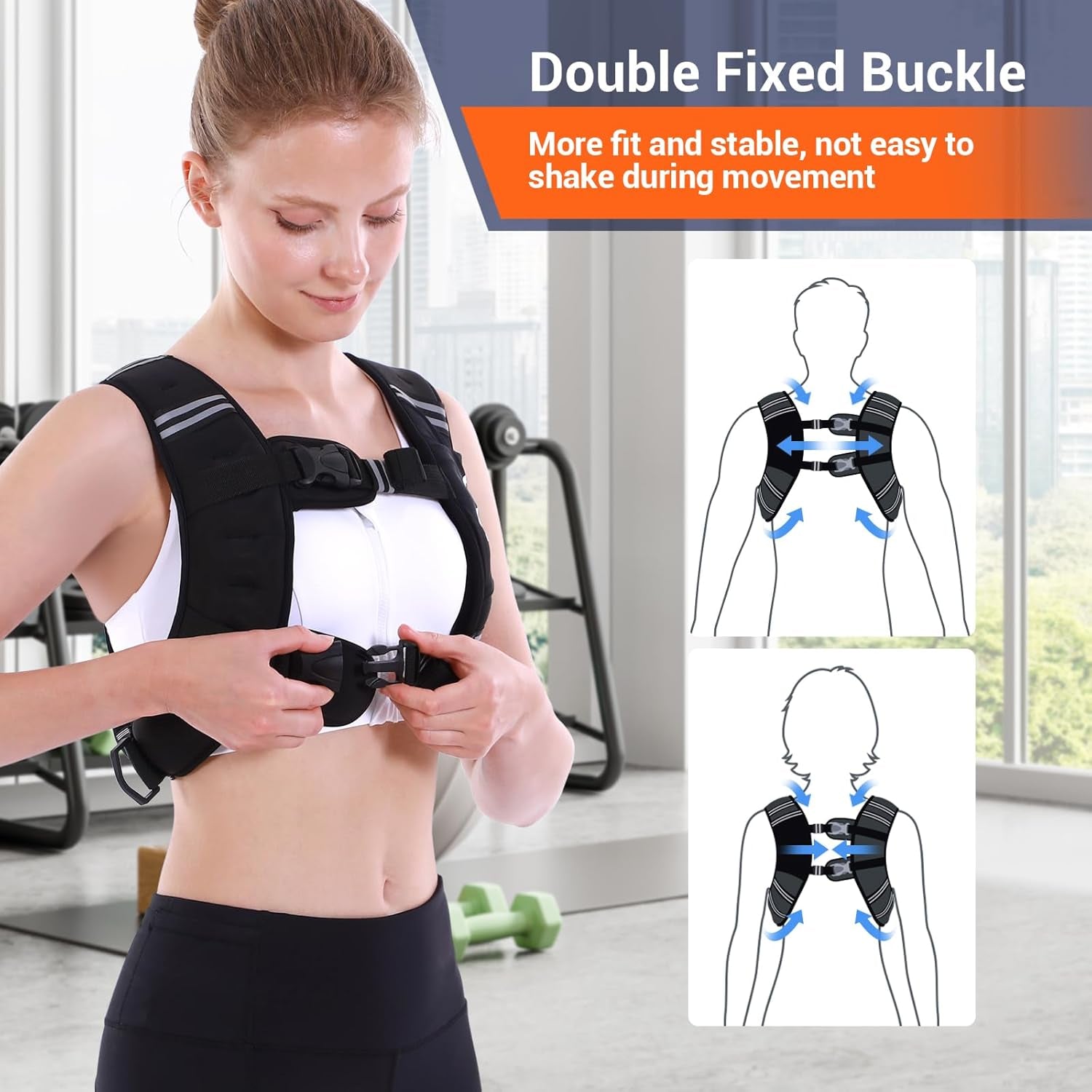 Weighted Vest for Men Women: 8Lbs/12Lbs/15L