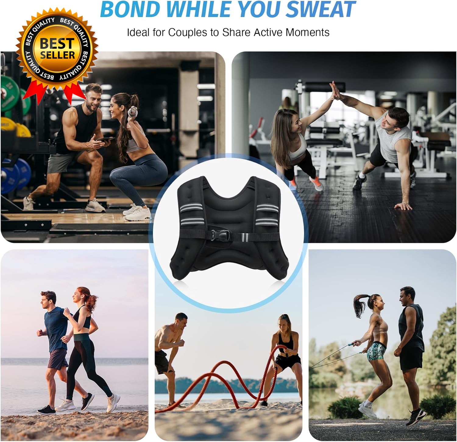 Weighted Vest 6Lb/8Lb/12Lb/1