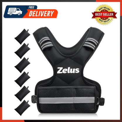 Weighted Vest for Men and Women 4-10Lb Vest with 6 Ironsand