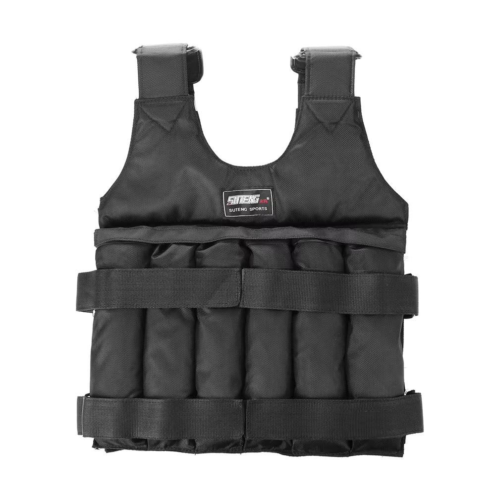 Weighted Vest Adjustable Weight Training Exercise Waistcoat