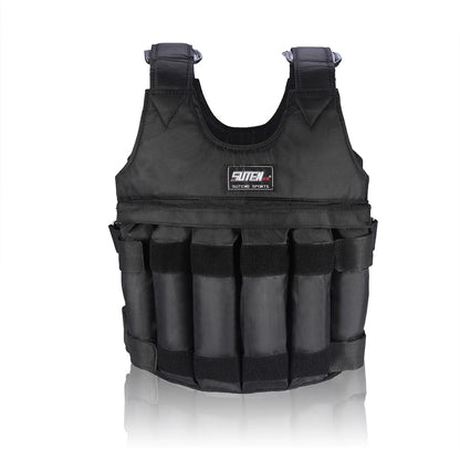 Fitness Empty Weight Vest Empty Weight Vest Exercise Training Fitness 50KG Maximum Loading Adjustable Workout Empty Weight Vest