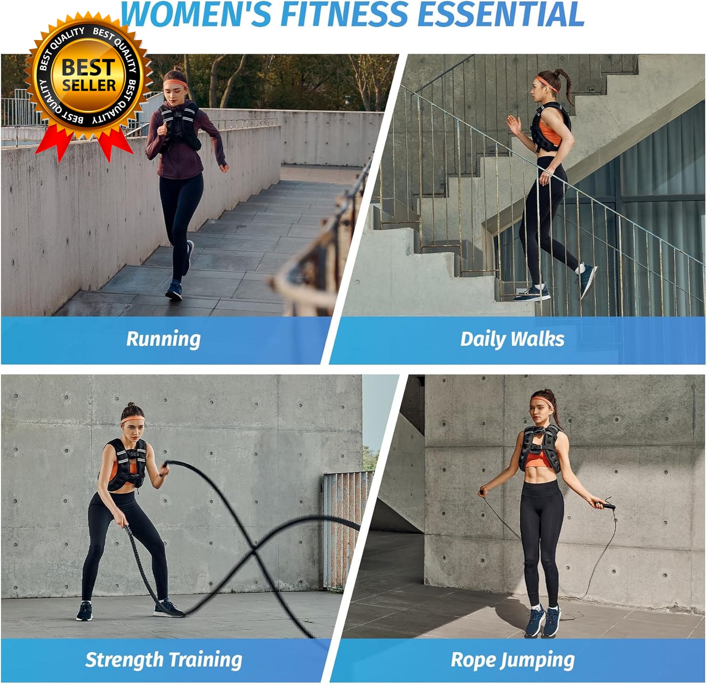 Weighted Vest 6Lb/8Lb/12Lb/1