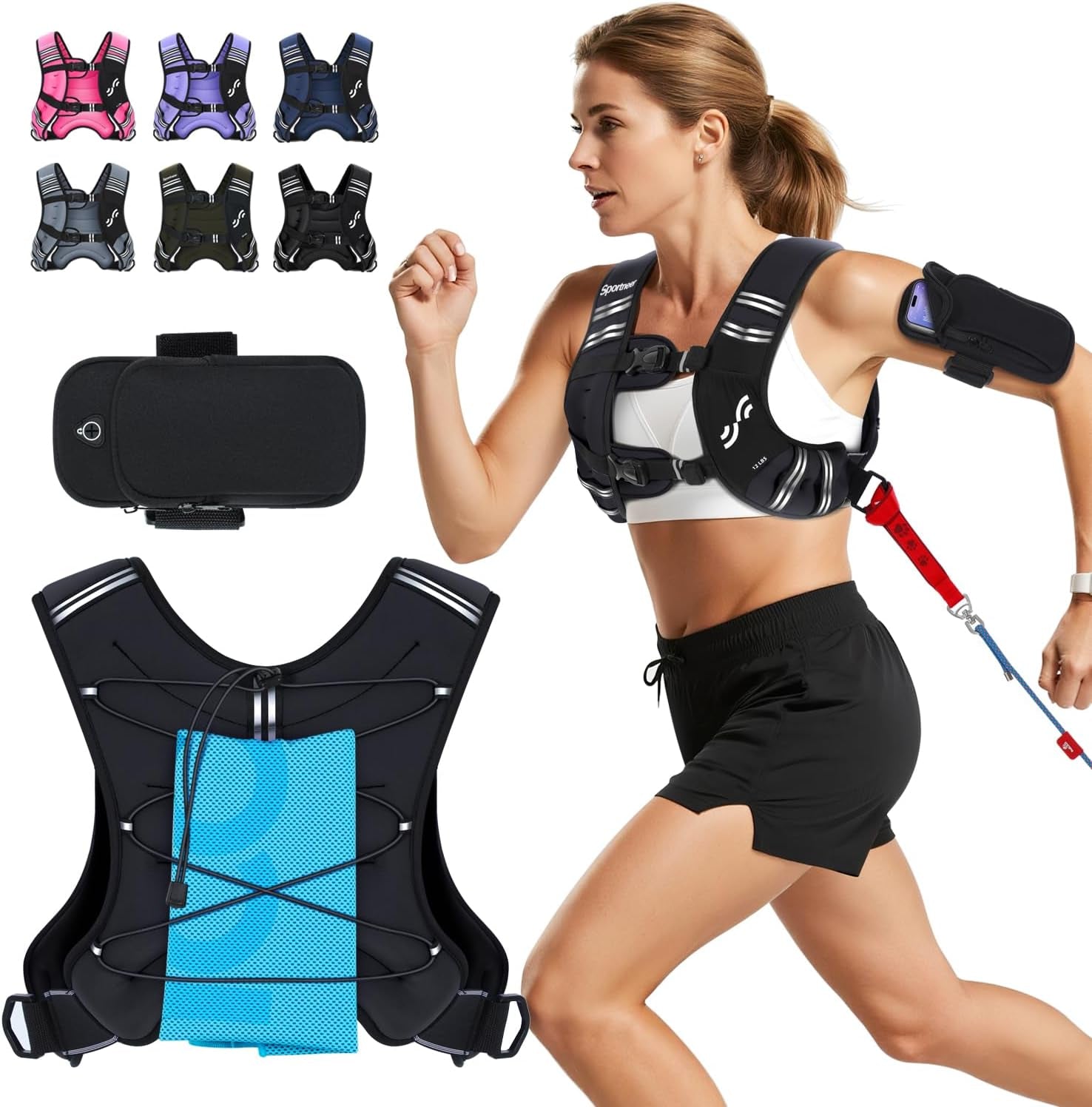 Weighted Vest for Men Women: 8Lbs/12Lbs/15L