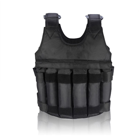 Fitness Empty Weight Vest Empty Weight Vest Exercise Training Fitness 50KG Maximum Loading Adjustable Workout Empty Weight Vest