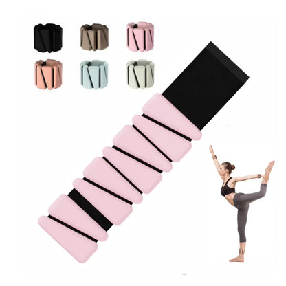 Wearable Silicone Ankle and Wrist Weights Customized Adjustable Weights Yoga Pilates Fitness Bracelets Ankle Wrist Weights