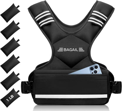 Adjustable Weighted Vest, 4-10Lb/12-18Lb